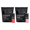 Sportsforskning Hydrate Electrolytes Dynamic Duo - sukkerfri & naturligt tilsat vitaminer, mineraler og kokos vand - 32 Hydrationspakker af Cherry Pomegranate & Raspberry Lemonade