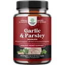 Koncentreret Odorless Hvidløg Softels - Persley Extract & Laged Hvidløg Kosttilskud til cirkulære sundhed, fordøjelse, immunforsvar & lever Detox - Persley Softgels til Gut Support - 60 Ct