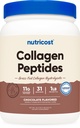 Nutricost Collagen Peptider Powder 1LB (454 G) (Chocolate) - Græs Fed Bovine Collagen Hydrolysat