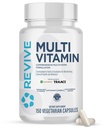 Revive MD Multi- Vitamin supplement til mænd og kvinder - Daglige Multivitamin støtter energi, Immunitet & Samlet sundhed med essentielle vitaminer, NAC, zink, Magnesium & mere (60 kapsler, 30 servere)