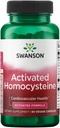 Swanson aktiveret homocystein formel 60 Veg kapsler