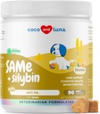 Samme for hunde - 90 Soft Chews - S- Adenosyl- L- Methionin, Lever supplement - Brain Health, fremmer kognitiv support, lever support (Samme & Silybin Soft Chews)