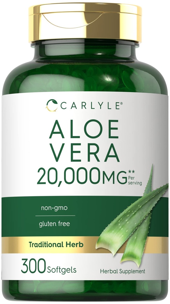 Carlyle Aloe Vera Softgel Kapsler 20,000mg