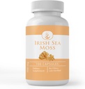 PURE ORIGINAL INGREDIENES Irish Sea Moss (100 kapsler) Altid ren, ingen tilsætningsstoffer eller fyldstoffer, Lab Verified