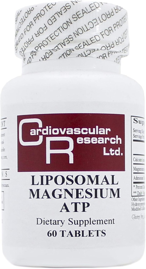 Liposomal Magnesium ATP (Mg30mg ATP60mg) 60 tabletter - 3 pakker - Økologiske formler / cardiovaskulær forskning