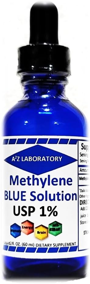 1% A2Z Laboratory Note 124; USP- Grade Methylthioninium Chloride Liquid