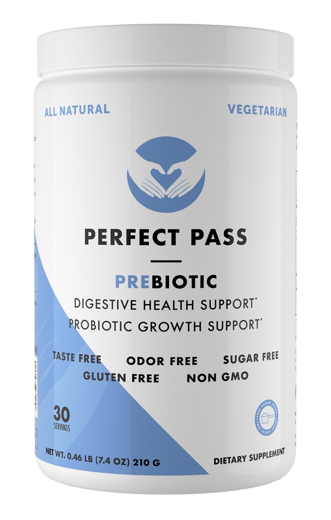 PERFEKT PASS Prebiotisk PHGG Delvist hydrolyseret Guar Gum 210g pulver - 100% Natural Gluten Free Non GMO - Certificeret Kosher Vegetarisk Sukker fri
