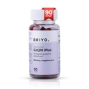 Briyo CoQ10 100mg tillæg med Omega 3 EPA DHA, Lycopene og Selenium - for Heart Health, Energy Support, Antioxidant Protection, Sund Aging - Når daglige Softgels, 90 Greve