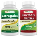 Bedste Naturals Astaxanthin 12mg & Hawthorn Berry 565 mg