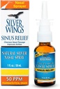 Natural Path Silver Wings Sinus Relief Natural Silver Nasal Spray - 50ppm - 1oz