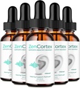 ZenCortex Tinnitus Relief for Ringende Øre Drops, Zen Cortex Tinnitus supplement ZenCortex sund Øre Support - Maksimal styrke Avanceret Formel ZenCortex Drops Anmeldelser (5 Pack)