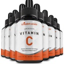 Liposomal C-vitamin 2000mg Væske til voksne, Høj Absorption VIT C, Maksimere C-vitamin, God for immunsystem & antioxidant, 60ML (8 flasker)