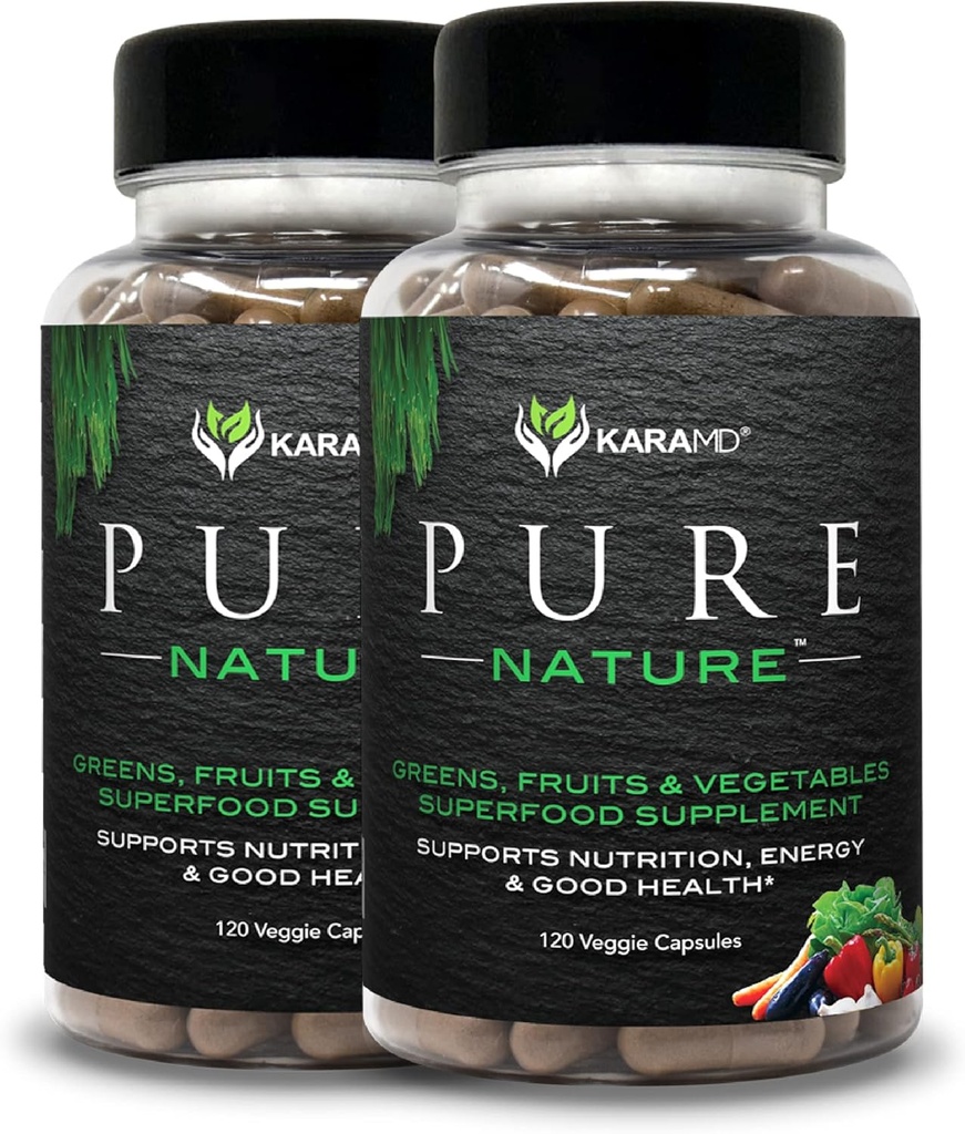 KaraMD Pure Nature Note 124; Grønne, Frugt og Grøntsager Supplements 124; Vitamin, Fiber & Antioxidanter