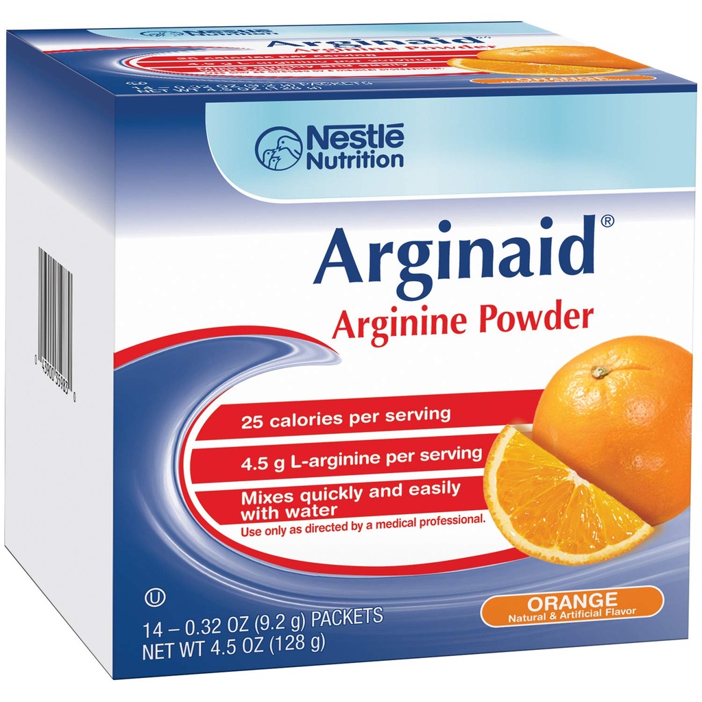 Novartis Nutrition Arginaid - Orange (æske med 14 9.2g pakker)