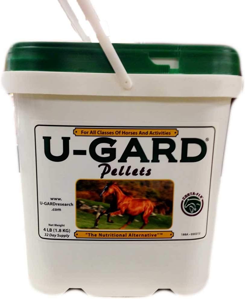 U- Gard Pellets 4 LB for alle klasser af heste og aktiviteter. Et calciummagnesiumdiætsupplement