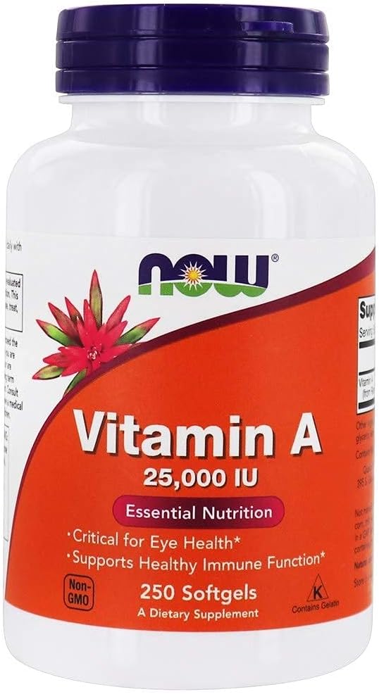Now Foods A 25.000 IE 250 - Softgel