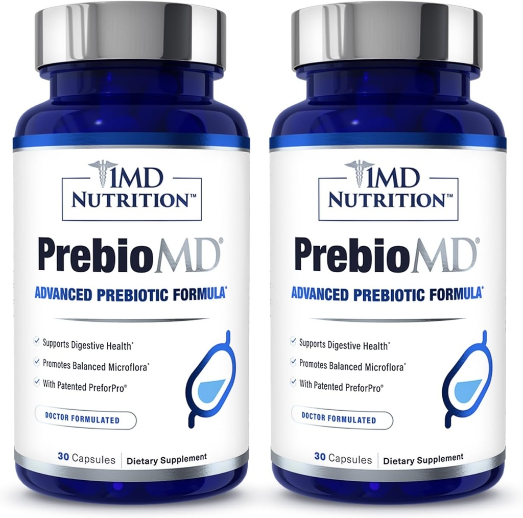 1MD Nutrition PreBioMD - Prebiotic med PreforPro Note 124; Støtte sund fordøjelse og gunstige bakterier