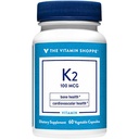 Den Vitamin Shoppe Vitamin K2- 100 MCG (60 vegetariske kapsler)