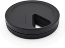 Rejse RX Pill Case af type to Labs - Ugentlig 7 dag Pill Box, Compact Magnetic Pill Organizer til punge eller lommer, Rugged Daily Caddy Holds Vitaminer, Kosttilskud, Medicin. (Slankende sort)
