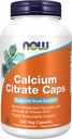 Now Foods Supplements, Calcium Citrate med D-vitamin, Magnesium, zink, kobber og mangan, 240 Veg kapsler