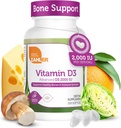 Zahler - Avanceret D3 2000 IE Softgels (250 Greve) Kosher Vegetarisk Friendly D-vitamin til immunforsvar, ben, tænder og muskelsundhed - Dagligt D3 Vitamin supplement til voksne - Easy Swallow V