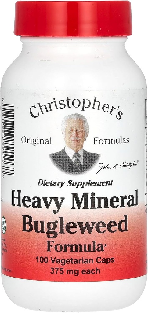 Dr. Christopher 's Formulas Heavy Mineral Bugleweed Formel - 400 mg - 100 Caps