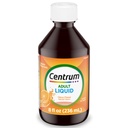 Centrum Flydende Multivitamin til voksne, Multivitamin / Multimineral Supplement med B vitaminer og antioxidanter, Citrus Flavor - 8 Fl Oz