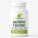 Gastritis y Ulceras, fordøjelsesstøtte, Slippery Elm Bark, Goldenseal Root, 90 kapsler