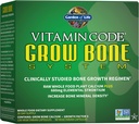 Life Calcium supplement - Vitamin Code Grow Bone Made with Whole Foods, Strontium, Magnesium, K2 MK7, Vitamin D3 & C Plus Probiotika til Gut Health, 30 Day Supply