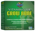 Life Calcium supplement - Vitamin Code Grow Bone Made with Whole Foods, Strontium, Magnesium, K2 MK7, Vitamin D3 & C Plus Probiotika til Gut Health, 30 Day Supply