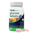 TRUEplus ® Glucose Tablets, Assorted Flavor (Grape, Hindbær, Orange) - 50ct Flaske (1)