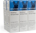 Sentrx - Ocunolis Gel Eye Dryps til hunde og katte med tørre øjne, Hydrating Kat og hund Eye Dryps med Hyaluronic Acid, Non- Blurring og Non- Stigende kunstige Tårer, 5 ml, 6 Pack