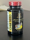 Omega 3 Fedtsyrer til kvinder - CHIA Seed - Energitilskud til menopause, fordøjelsesenzymer til kvinder, Chia Frø med Omega- 3-1 Flaske 60 Softgels