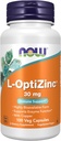Now Foods Supplements, L- OptiZink ® 30 mg med kobber, stærkt biotilgængelig form, immunforsvar *, 100 Veg kapsler