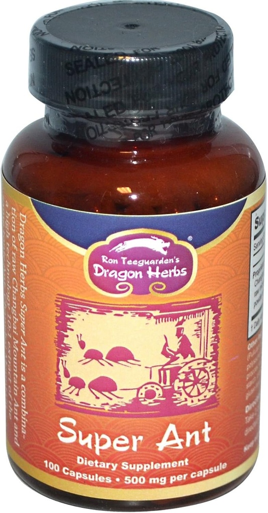 Super Ant, 500 mg, 100 kapsler, drageurter