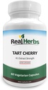 Real Herbs Tart Cherry 4: 1 Extract 1000mg - 60 vegetariske kapsler