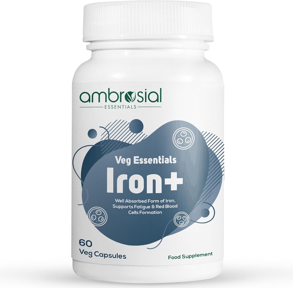 Ambrosialt jern + 25 mg pakning med 1- 60 kapsler