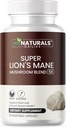 MINATURALS Lions Mane Supplement kapsler - 5 Mushroom Complex Hjælper med immunsystem og hjerne sundhed - Chaga, Reishi, Shiitake, Lions Mane, og Maitake Mushroom Ekstrakter