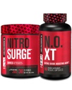 Jacked Factory Nitrovolume Shred Thermogen Pre- Workout i Fruit Punch & N.O. XT Nitrooxid Booster til mænd og kvinder