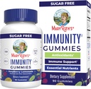 MaryRuth Organics Sugar Free Immunity Gummies against 124; Powerful Blend against 124; Elderberry Vitamin C & Zink- 124; Vitamin D3 & Echinacea against 124; Immunsupporttillæg 124; Gummies for Kids & Voksen- 124; Vegan- 124; Non GMO 'er against 124; 90ct