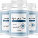 (3 Pack) Quietum Plus - Official Quietum Plus Advanced Supplement Formel, Original Quietum Plus Anmeldelser, Alle Natural QuietumPlus Advanced Formel for Sunde Øre, 180 kapsler til 3 måneder