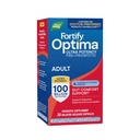 Nature 's Way Fortify Optima Probiotisk for voksne, 100 milliarder levende kulturer, 15 Stammer, Understøtter fordøjelse og immunforsvar *, Plantbaserede Prebiotic Fiber, 30 kapsler (Packaging May Vary)