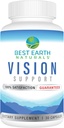 Vision Support Formel Supplement med øjenvitaminer, Lutein, vitamin A, Quercetin og mere - 30 Greve