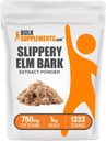 BulkSupplements.com Slippery Elm Bark Extract Powder - Slippery Elm Powder, Sourced from Ulmus Rubra Bark - Gluten Free, 750mg per Serving, 1kg (2,2 lbs) (Pack of 1)