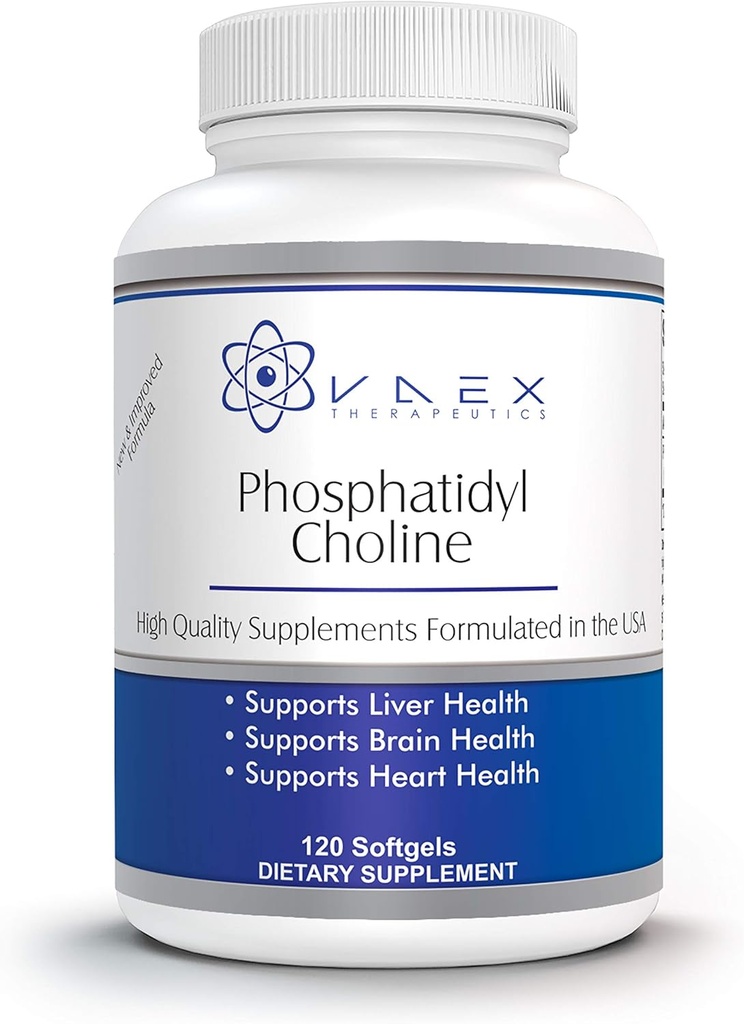 Phosphatidylcholin PC 120 Softgel til lever og hjerne Support (120)