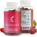 Lang hår Care Hår Vitaliserende Vitaminer, Hår Hud og negle Vitaminer, Vitaminer for kvinder og mænd, Pantothensyre, Folinsyre & biotin Gummier, Non- GMO Hår Vitaminer, 60 Gummy Vitaminer