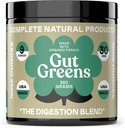 Gut Greens Superfood Powder Formel Supplement - Amazing Raw fordøjelsesmiddel Kosttilskud Græs Mix, 9oz, 30 Servere