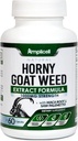 Horny Goat Weed med Maca Root, Tongkat Ali, L- Arginin & Panax Ginseng - Mand Performance & Libido Booster Supplement - Energi, Stamina & Vitality Pills til mænd og kvinder - 60 kapsler