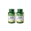 Nature 's Bounty Ginkgo Biloba 60mg kapsler, 200 greve (pakke med 2)