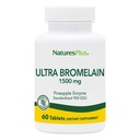 NaturePlus Ultra Bromelain - 60 tabletter - 1500 mg Ananas Bromelain - Giver fælles støtte og fremmer fordøjelsessygdomme - 60 Servering